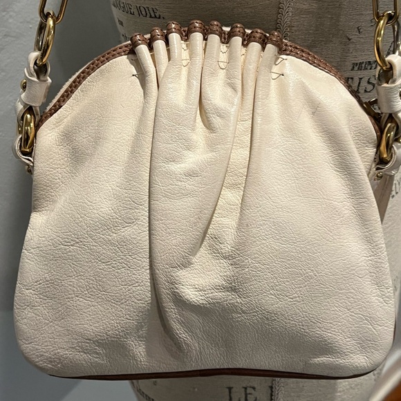 Marc Jacobs Cream Leather Handbag AS IS - Picture 3 of 14